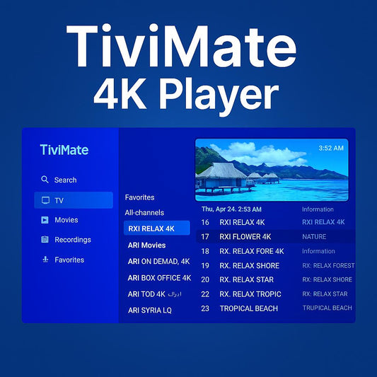 TiviMate 4K Player - Gold4K Player